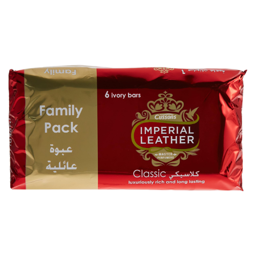 صابون إمبريال ليذر الكلاسيكي، 6 × 125 جم